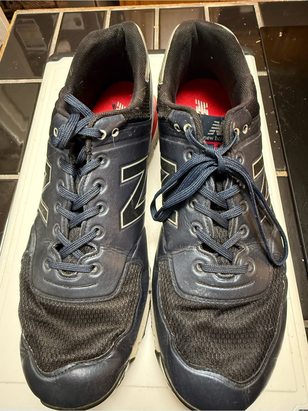 New Balance Men’s Navy and Black Athletic Golf shoes